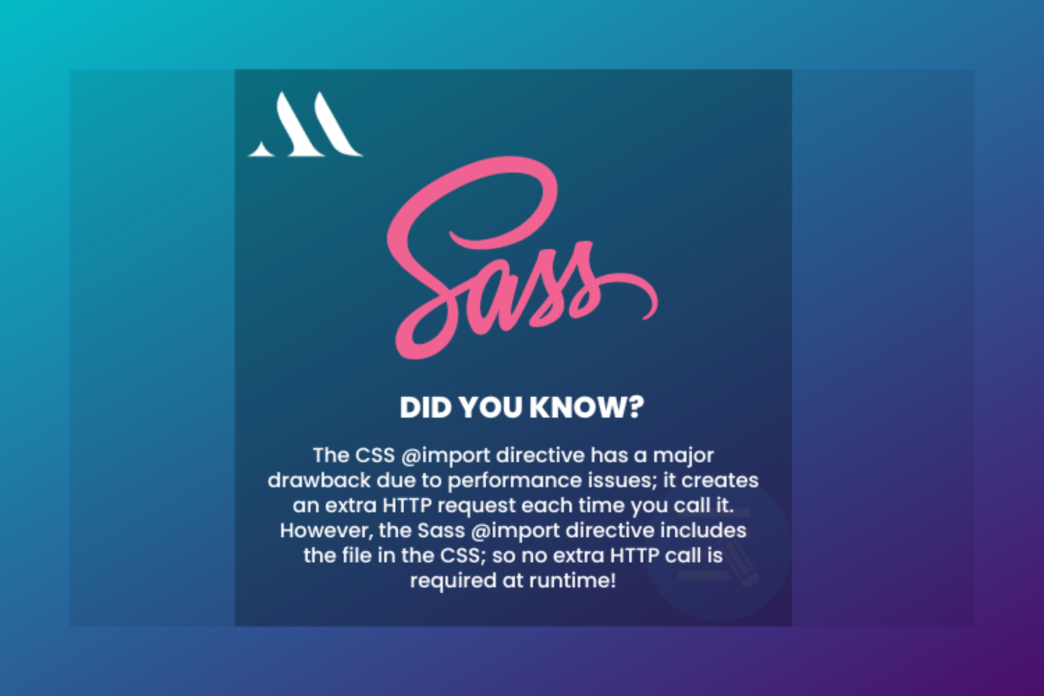 did you know sass