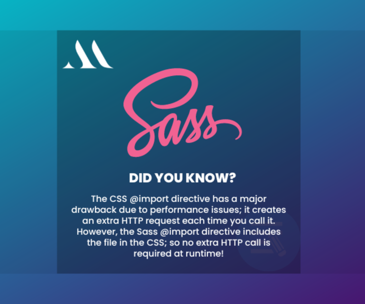 did you know sass